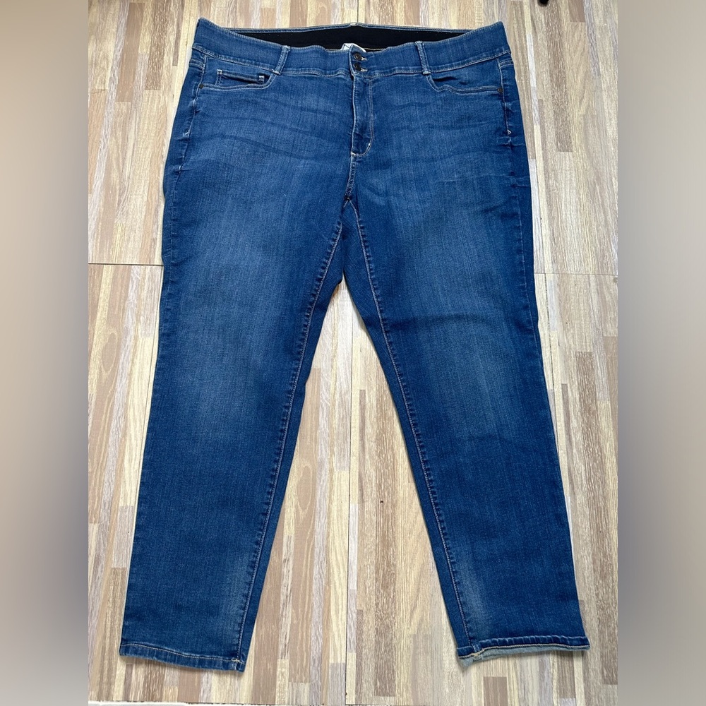 Boutique Plus Size Indigo Denim Jeans with Stretch Women’s Size 24W